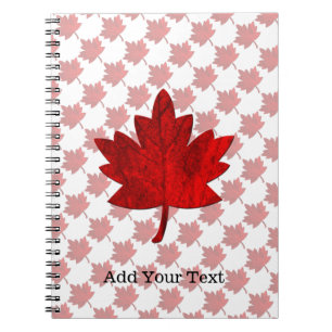 Caderno Espiral Canada-Maple Leaf por Shirley Taylor