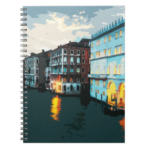Caderno Espiral Canal Turismo Viagem Veneza Itália