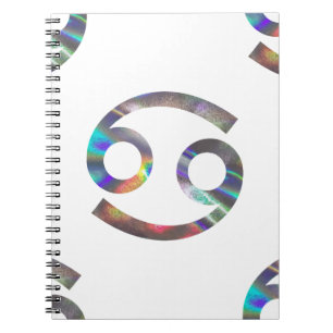 Caderno Espiral cancer holograma