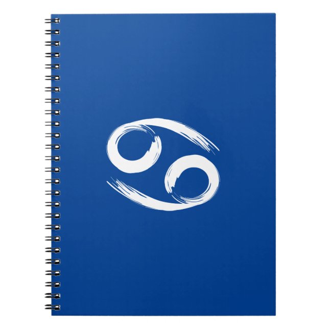 Caderno Espiral CANCER - Símbolo Zodíaco Junho Julho Astrologia de (Frente)