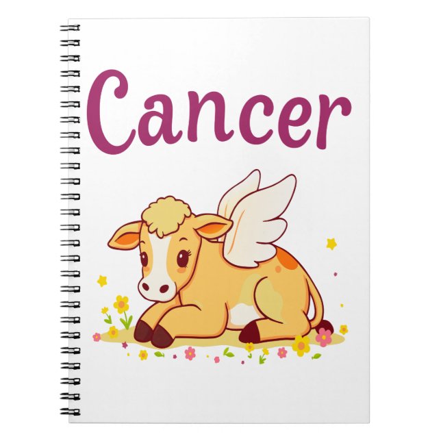 Caderno Espiral Cancer Zodiac, Cancer (Frente)