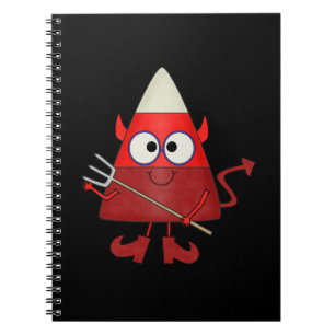 Caderno Espiral Candy Corn Devil Halloween