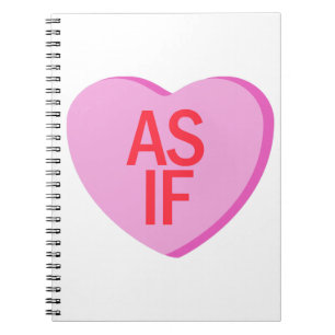 Caderno Espiral Candy Heart - AS IF
