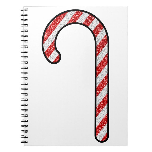 Caderno Espiral Caneta Glitter Candy (Frente)