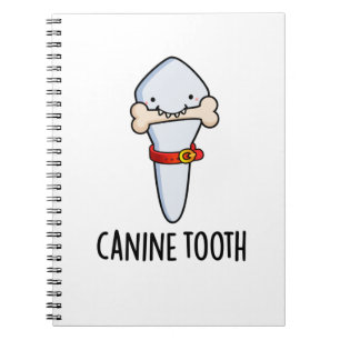 Caderno Espiral Canine Tooth Funny Dental Pun
