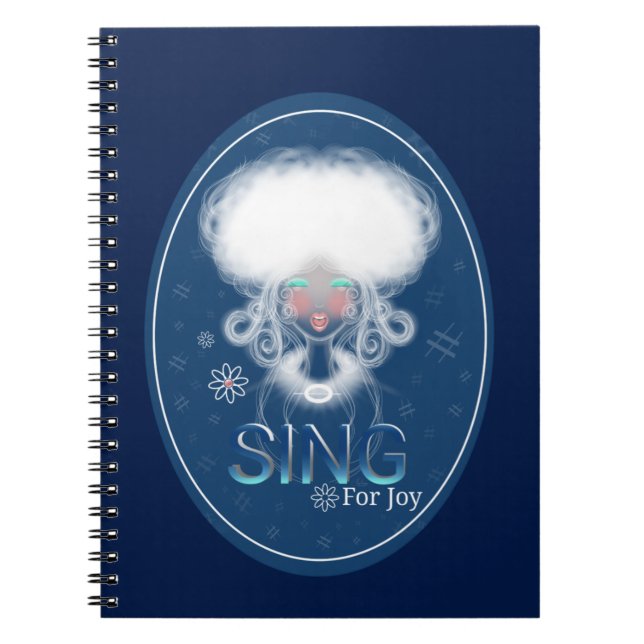 Caderno Espiral Cante para a alegria (Frente)