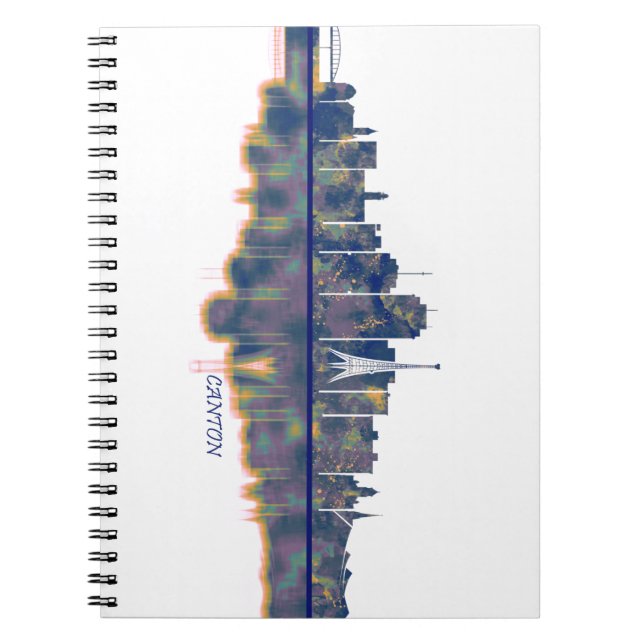 Caderno Espiral Canton Skyline (Frente)