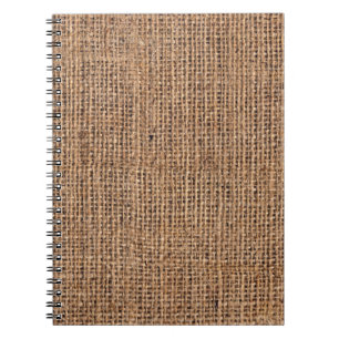 Caderno Espiral Canvas Castanho-Vassoura-Vassoura-Vaca-Vaca