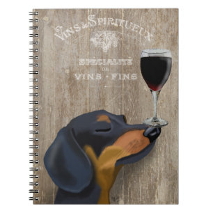 Caderno Espiral Cão Au Vin Dachshund