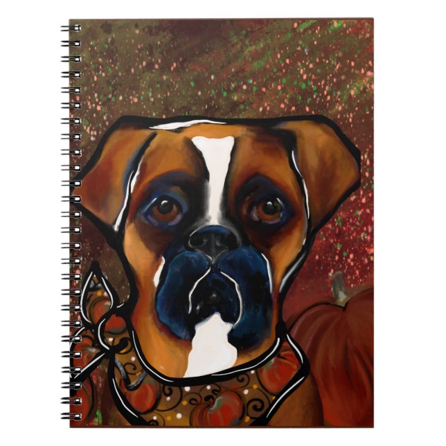Caderno Espiral Cão Boxer (Frente)