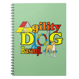 Caderno Espiral Cão de Agilidade Basenji