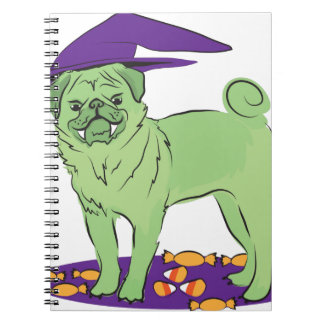 Caderno Espiral Cão de filhote de cachorro bonito do Dia das