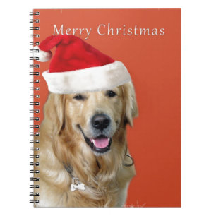 Caderno Espiral Cão de Natal
