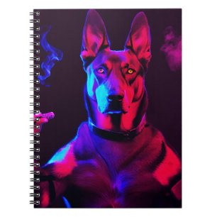 Caderno Espiral cão gangster