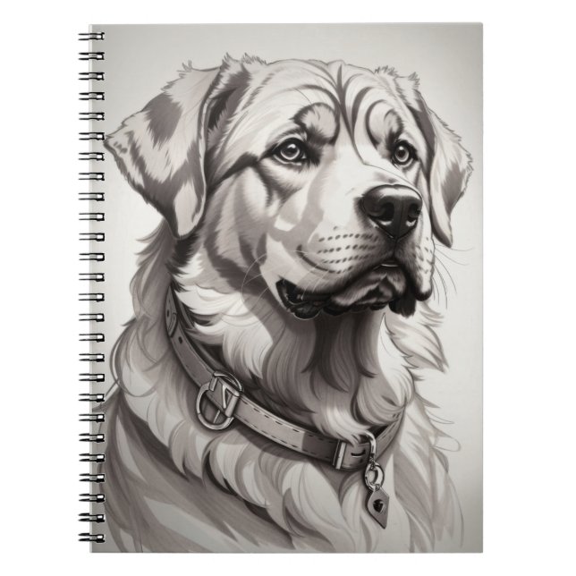 Caderno Espiral Cão Labrador (Frente)