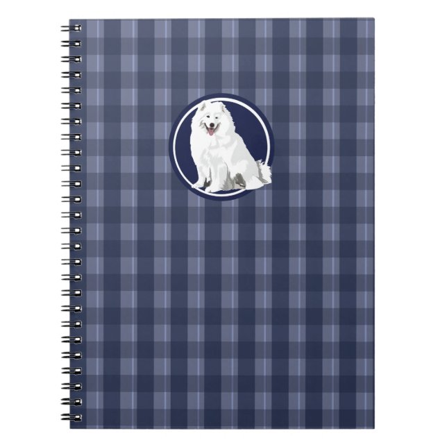 Caderno Espiral Cão Samoyed (Frente)