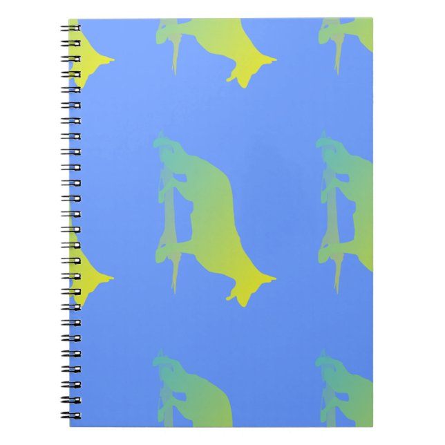 Caderno Espiral Cão Verde (Frente)