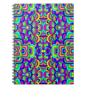 Caderno Espiral Caos Coloridos 5