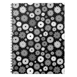 Caderno Espiral Capa Case-Mate iPhone de padrão repetido de flores