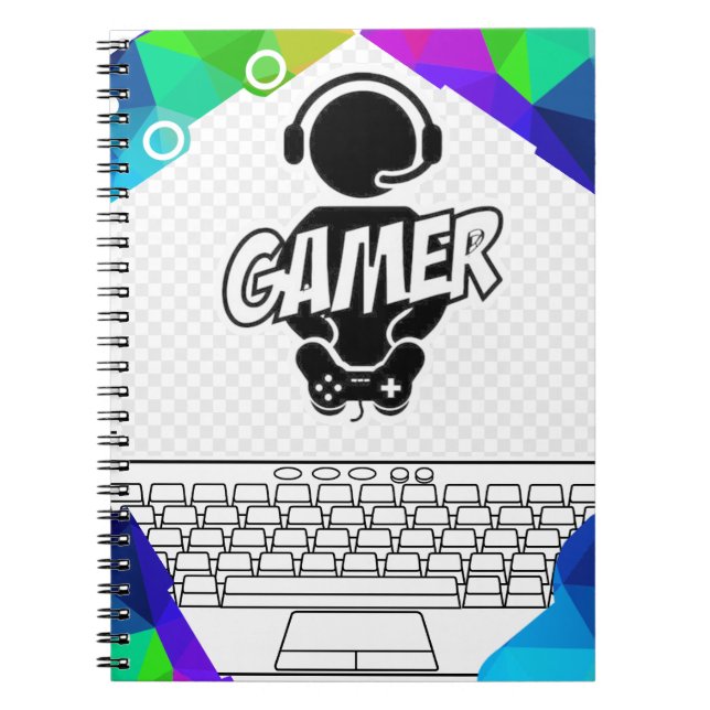 Caderno Espiral CAPA DE IPAD "Gamer" (Frente)