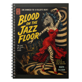 Caderno Espiral Capa de Livro de Terror de Mistério de Assassinato