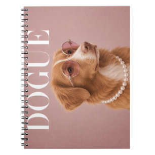 Caderno Espiral Capa de Nova Scotia Duck Tolling Retriever Rosa Co