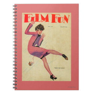 Caderno Espiral Capa de revista do divertimento do filme