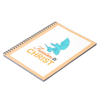 Caderno Espiral Capa de Tablet e Laptop Liberdade em Cristo