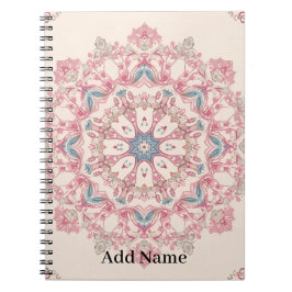 Caderno Espiral Capa de telefone de Ornamento Árabe Personalizada