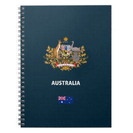 Caderno Espiral Capa de telefone de passaporte da Austrália