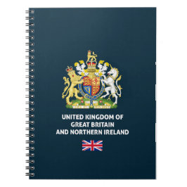 Caderno Espiral CAPA DE TELEFONE do passaporte britânico