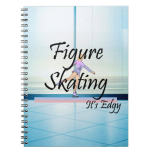 Caderno Espiral Capa na parte superior do patinagem É oco