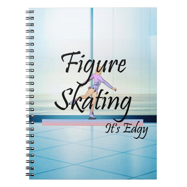 Caderno Espiral Capa na parte superior do patinagem É oco (Frente)
