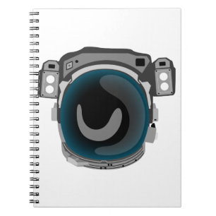 Caderno Espiral Capacete de Espaço