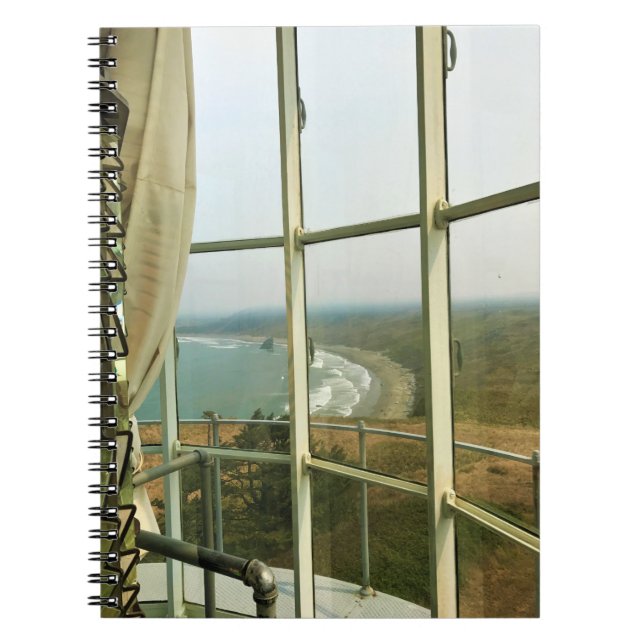 Caderno Espiral Cape Blanco Lighthouse, Costa do Oregon (Frente)
