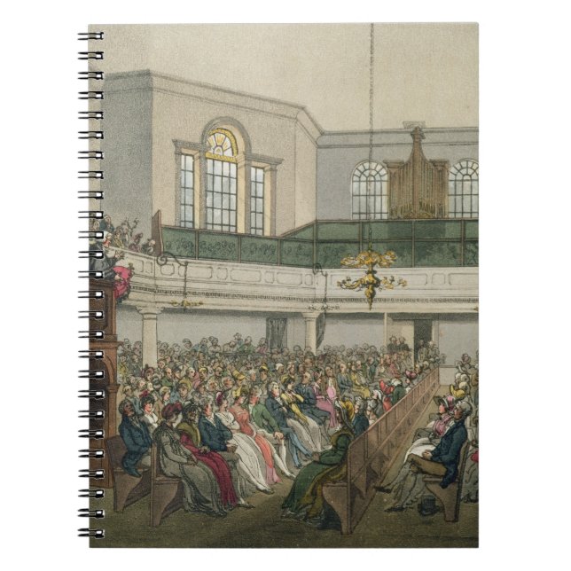 Caderno Espiral Capela de Magdalen, 'do microcosmo de Ackermann de (Frente)