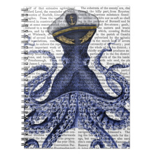 Caderno Espiral Capitão Octopus