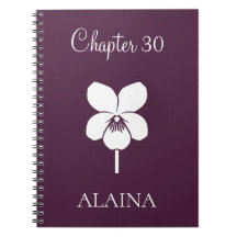 Capítulo Novo Personalizado Violeta Flor de Nascim