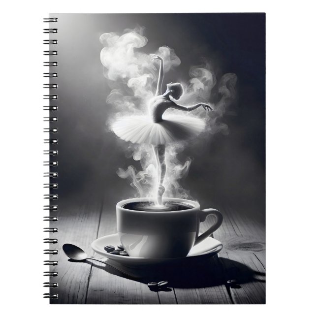 Caderno Espiral Cappuccino Ballerina Dancer (Frente)