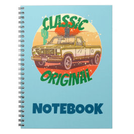 Caderno Espiral Captador estilo vintage clássico original