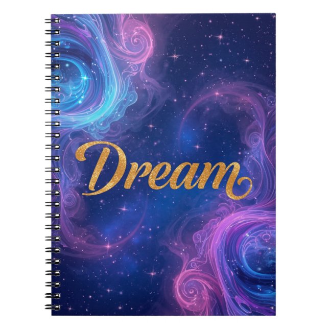 Caderno Espiral Captivando o Diário de Notebook Clássico Sonho Esp (Frente)