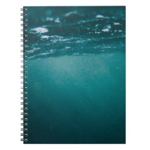 Caderno Espiral Captura de câmara subaquática