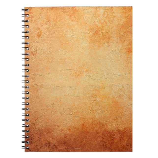 Caderno Espiral Captura de fundo de textura (Frente)