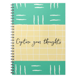 Caderno Espiral Capture seus pensamentos