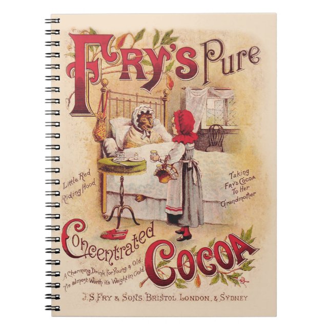 Caderno Espiral Capuchinho Vermelho Cacau (Frente)