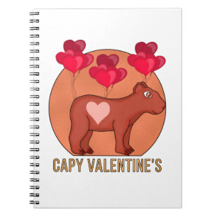 Caderno Espiral Capy Dia de os namorados