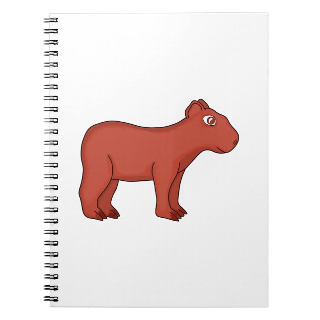 Caderno Espiral Capybara (Frente)