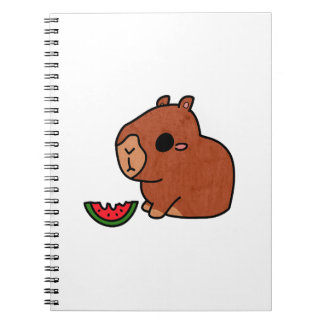 Caderno Espiral Capybara