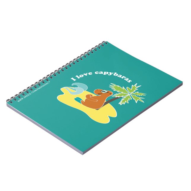 Caderno Espiral Capybara (Left Side)