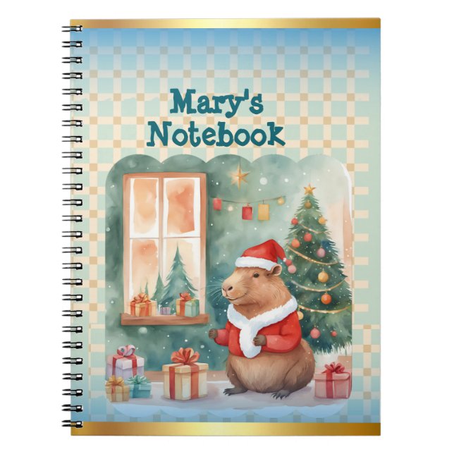 CADERNO ESPIRAL CAPYBARA GIFT  (Frente)